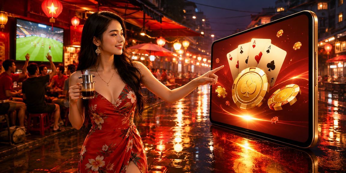 Người dùng Hà Nội chơi bài trực tuyến và tìm hiểu ưu đãi casino trong quán cà phê